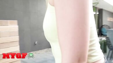 Chloe Scott’s Gorgeous Eyes Light Up As She Plays With Her Pussy And Gets Fucked Hard
