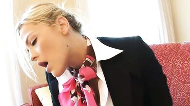 Alexis Texas - Beautiful Attendant Seduces In Black Pantyhose