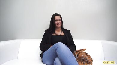 Chubby Czech MILF Renata With Big Boobs At Czech Casting