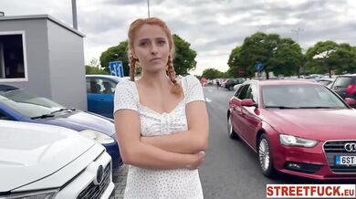 Petite Redhead Lucianna Gets Fucked Outdoors After Street Hookup