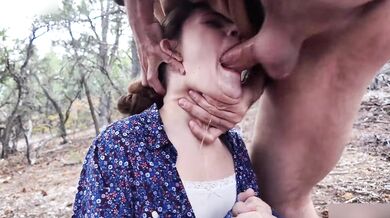 Juniper Ren Hard Fucked In Woods