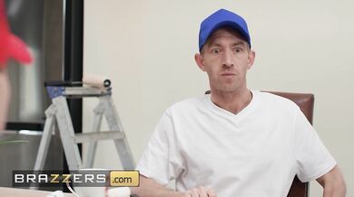 Louise Lee Rewards The Housepainters She Hired With A Paint Her Face With Cum