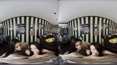 Dirty Bartenders In VR Threesome