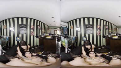 Dirty Bartenders In VR Threesome