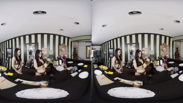 Dirty Bartenders In VR Threesome