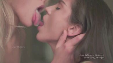 Lesbian Spit Kissing