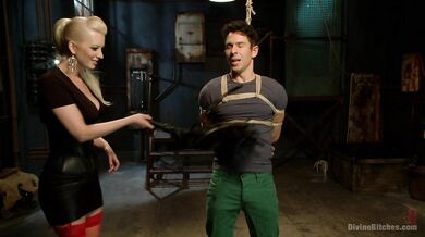 Mistress cherry loves slave boy