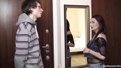 Polish Girl Katarzyna Bella Dona Takes Care Of His Cock