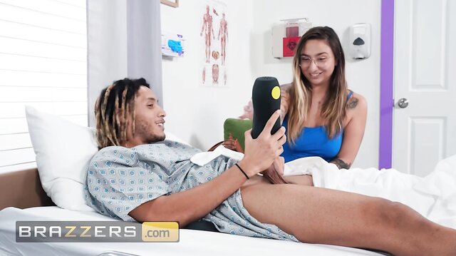 Sizzling Hot Kayley Gunner’s Private Nursing Session Gets Derek Savage Rock Hard