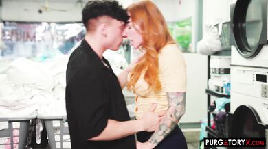 Sophia Locke Redhead Laundromat Slut Sophia Locke Ready For Young Cock
