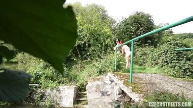 Secret Nude Beach In Prague With Sabien Demonia