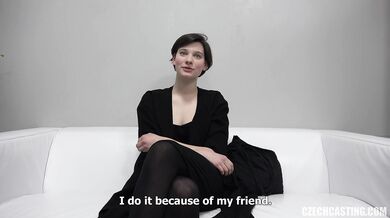 Czech Art Student Anna At Czech Casting