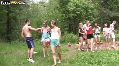 Outdoor Party Turns Into Wild Fuck Fest