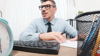 Fucking a guy at the bank to get a loan