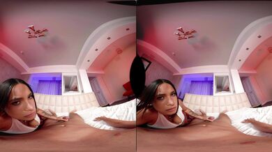 Sexy Babe In Fishnet Linger In VR Porn