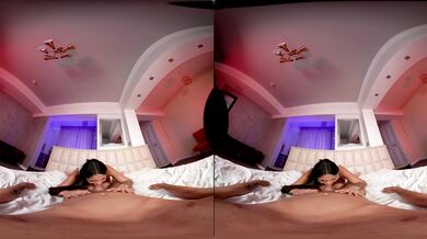 Sexy Babe In Fishnet Linger In VR Porn