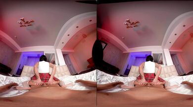 Sexy Babe In Fishnet Linger In VR Porn