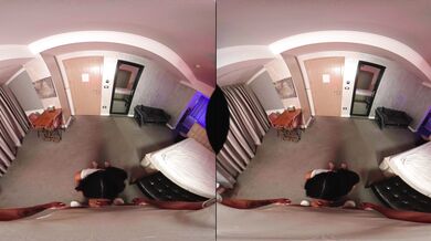 Sexy Babe In Fishnet Linger In VR Porn