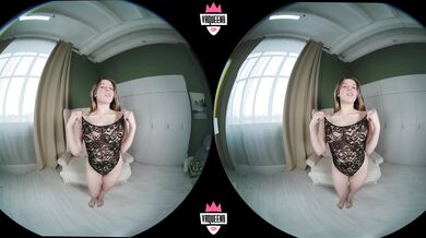 Busty Blonde VR Teasing