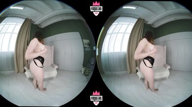 Busty Blonde VR Teasing