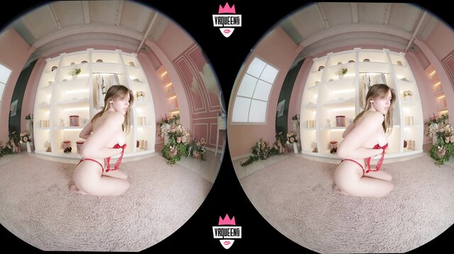 Busty Blonde VR Teasing