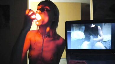 Glowing dildo