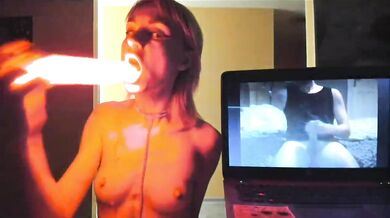 Glowing dildo