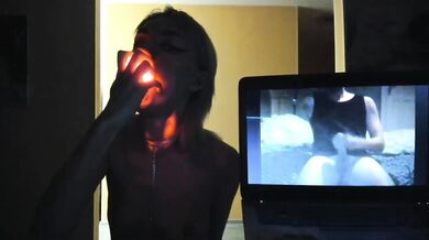 Glowing dildo