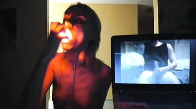 Glowing dildo