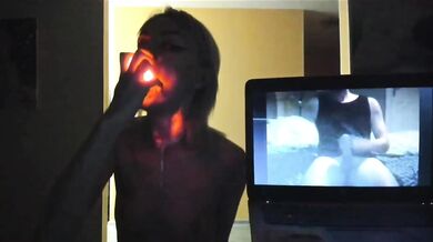 Glowing dildo