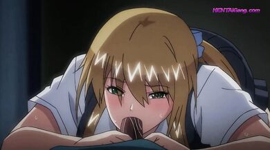 Blushing blonde step sinks down and bounces hard on thick cock