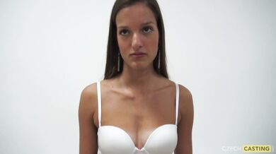 Kristyna With Sexy Tans At Czech Casting