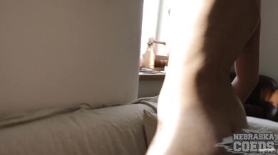 Brunette Spinner Masturbates With Vibrator And Toys On Casting Couch