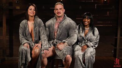 Two mistresses have stud for BDSM play
