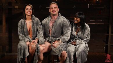 Two mistresses have stud for BDSM play