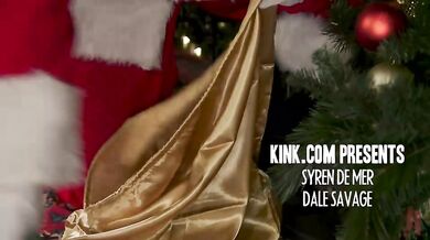 Santa gets caught and punished in BDSM porn