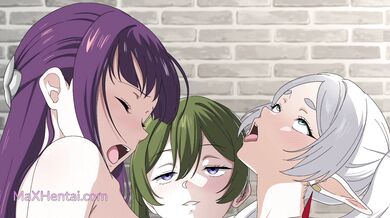 Hot Hentai Lesbians Threesome