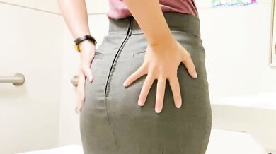 Let me show you what’s under my skirt in my school's toilets