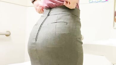Let me show you what’s under my skirt in my school's toilets