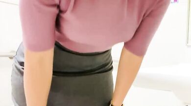 Let me show you what’s under my skirt in my school's toilets