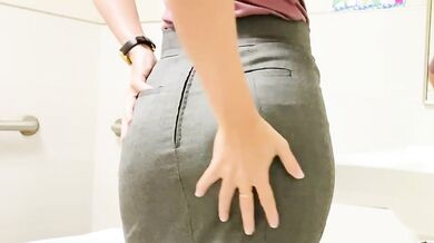 Let me show you what’s under my skirt in my school's toilets