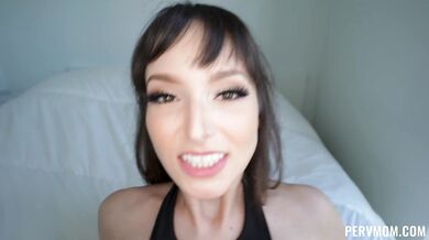 Lexi Luna staring into your soul while getting facial