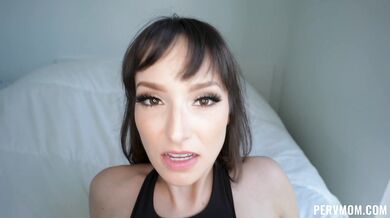 Lexi Luna staring into your soul while getting facial
