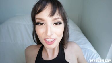 Lexi Luna staring into your soul while getting facial