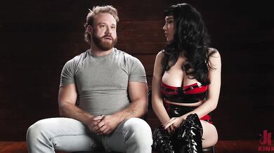 Busty Mistress has a big boy for her enjoyment