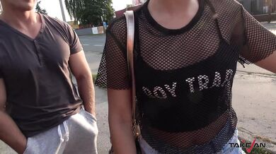 Fuck In The Van With Girl Who Has Awesome Tits