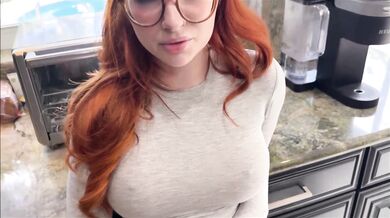 Tattooed Redhead Girl Loves My Hard Cock