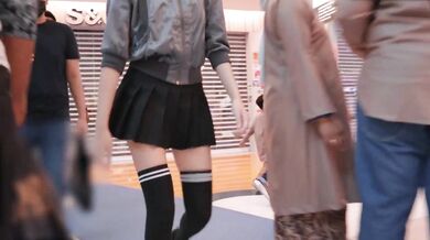 Flash my pussy in a busy shopping mall