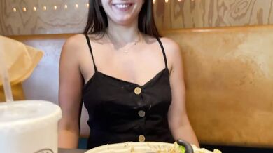 I couldn’t resist wearing my butt plug to lunch