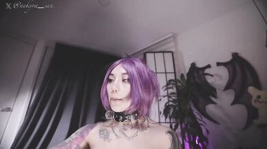 Tattooed Purple Haired Cam Girl